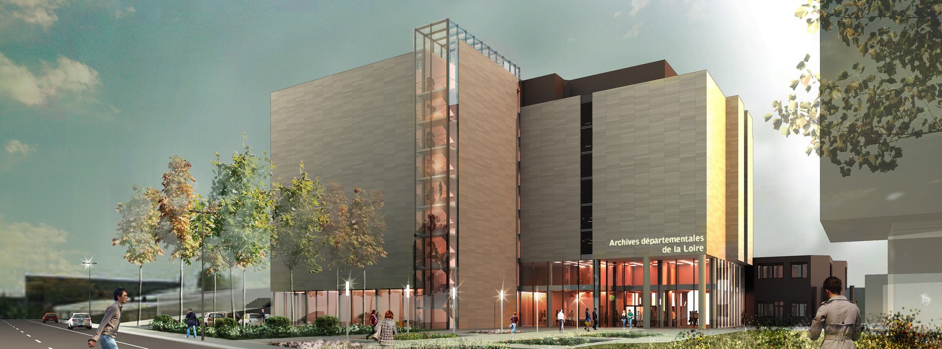 Extension et Restructuration des Archives Départementales de la Loire