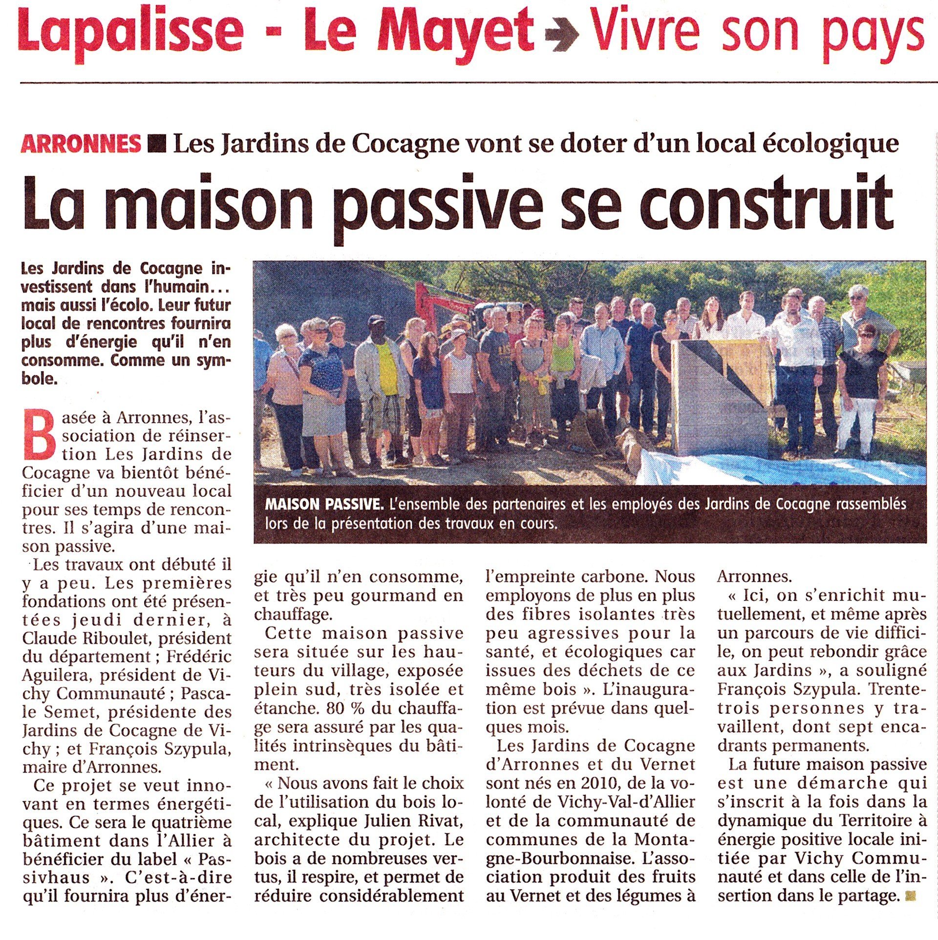 La maison passive se construit