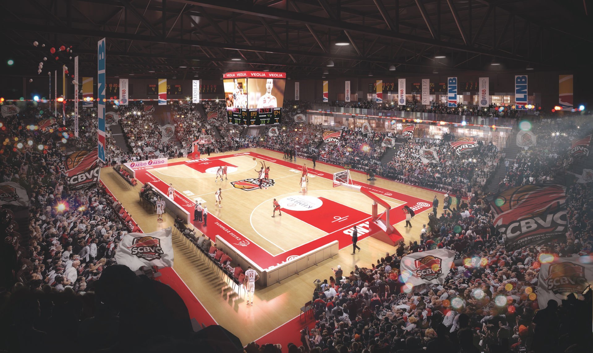 Palais des Sports à SaintChamond prévu certifié PassivHaus Atelier d