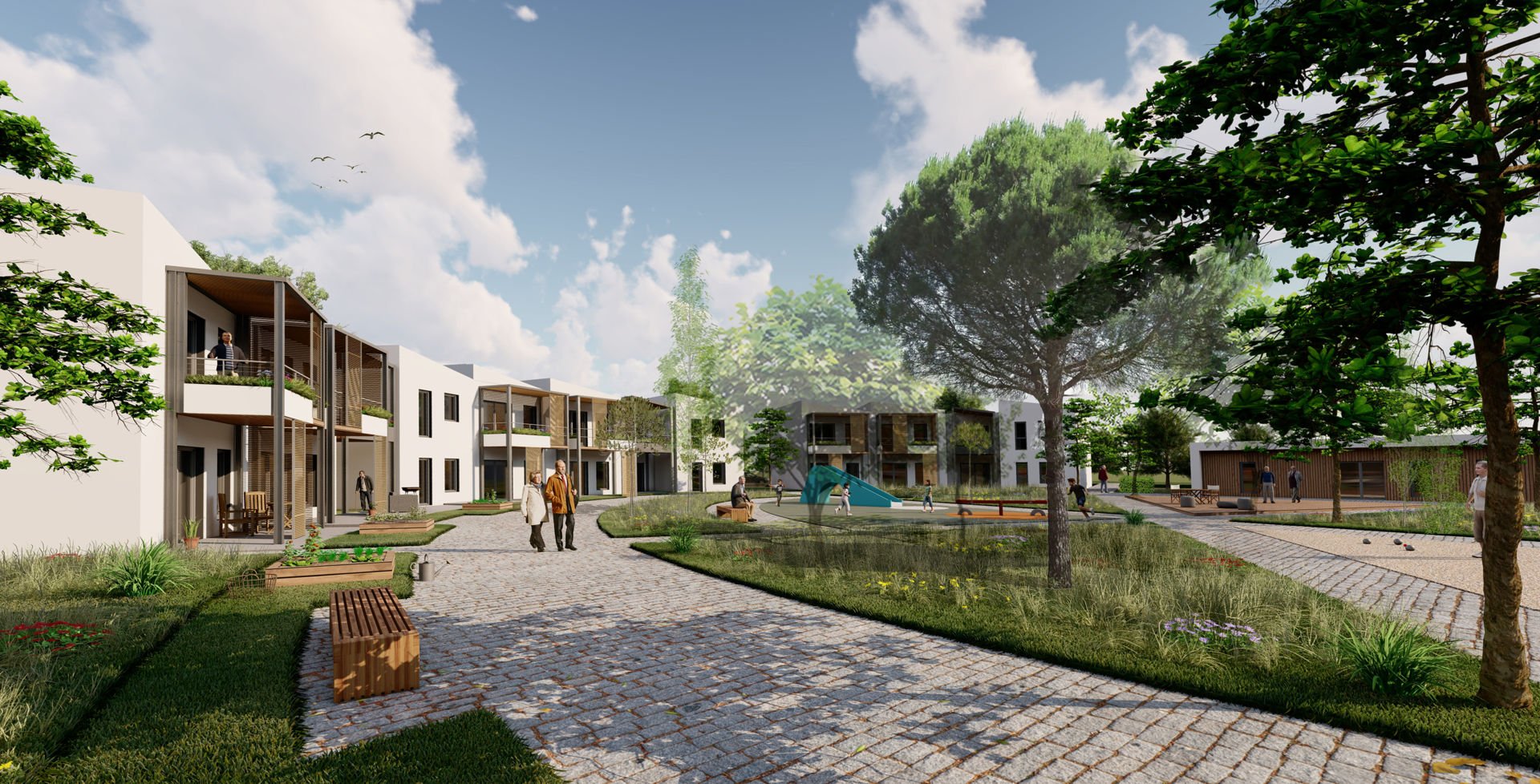 ARTICLE LE PROGRES : Une résidence seniors nouvelle génération sera construite à Saint-Galmier