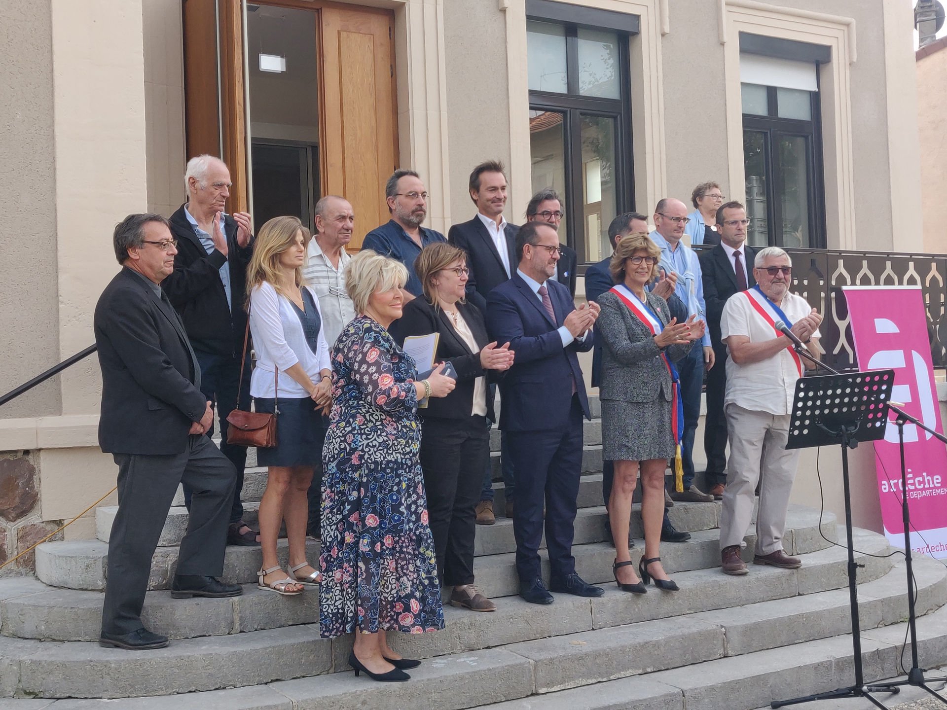 Inauguration du projet de réhabilitation de la Mairie de Vernoux-en-Vivarais (Ardèche – 07) ce samedi 21 septembre