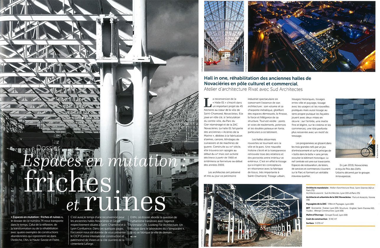 ARTICLE ARCHITECTURES & TERRITOIRES : NOVACIERIES