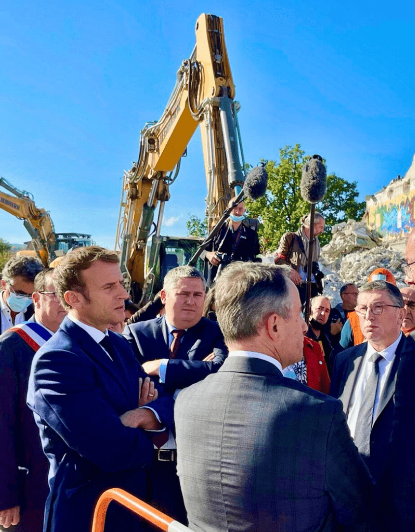 ACTUALITE : Visite Présidentielle “reconversion de la friche GEGE”